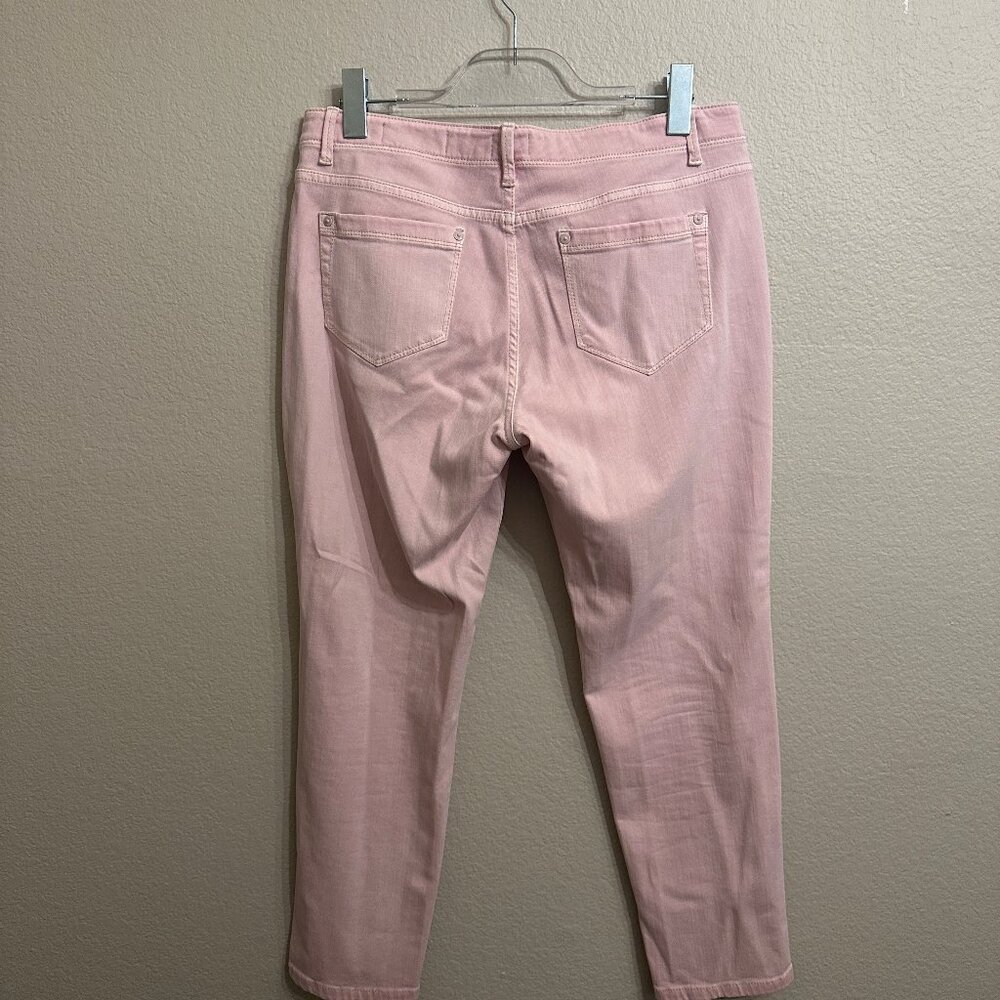 J. Jill Denim Pink Jeans Authentic Fit Slim Ankle - Picture 6 of 6